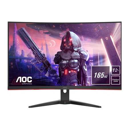 AOC C32G2AE/BK 31.5" 1655Hz 1ms VGA / HDMI / Display Port  inc Speakers Freesync Curved Monitor