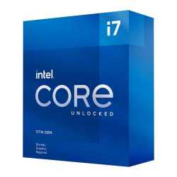 Intel Core i7-11700KF CPU, 1200, 3.6 GHz (5.0 Turbo), 8-Core, 125W, 14nm, 16MB Cache, Overclockable, Rocket Lake, No Graphics, N