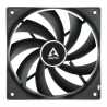 Arctic F12 12cm PWM PST Case Fan, Black, 9 Blades, Fluid Dynamic, 230-1350 RPM, 6 Year Warranty