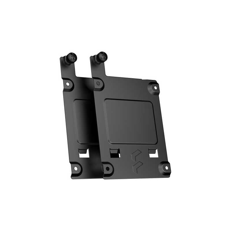 Fractal Design SSD Tray Kit - Type-B (2-pack), Black, 2x 2.5" SSD Brackets - For Fractal Design cases with Type-B SSD mounts on
