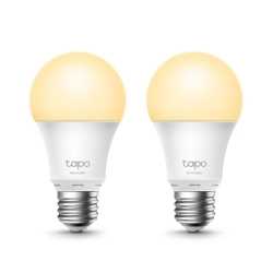 TP-LINK (L510E 2-pack) Wi-Fi LED Smart Light Bulb, Dimmable, App/Voice Control