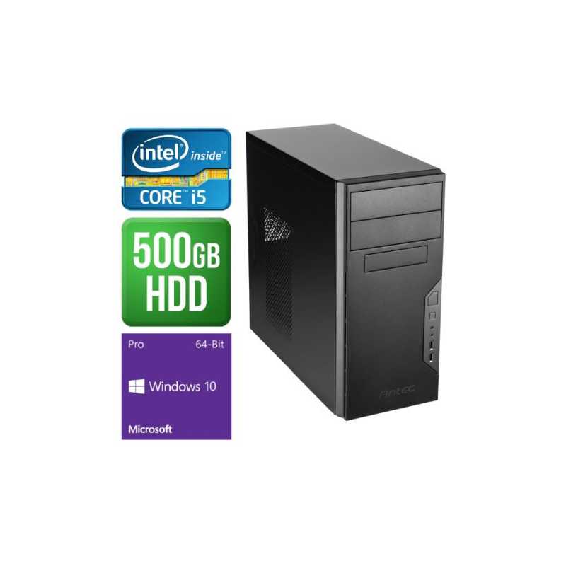 Pc Spire Spire PC, Antec VSK3000B, i5-6400, 4GB DDR4, 500GB, KB & Mouse, Windows ...