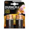 Duracell Plus Power Alkaline Pack of 2 D Batteries