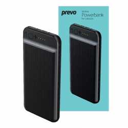 Prevo SP3012 10000mAh Slim Dual-Port Powerbank Black