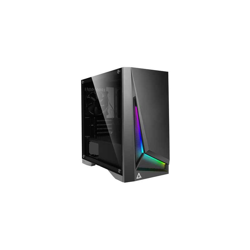 Antec DP301M Dapper Dark Phantom Gaming Case with Window, Micro