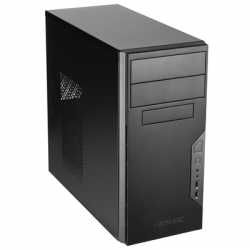 Antec VSK3000B U3/U2 Micro ATX Case, No PSU, 9.2cm Fan, USB 3.0, Black with Black Interior