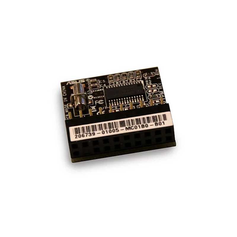 Asus (TPM/FW3.19) TPM Module, 21-1 TPM Header, Securely Stores Keys, Data, Passwords & Digital Certificates