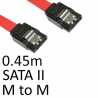 Locking SATA II (M) to Locking SATA II (M) 0.45m Red OEM Internal Data Cable
