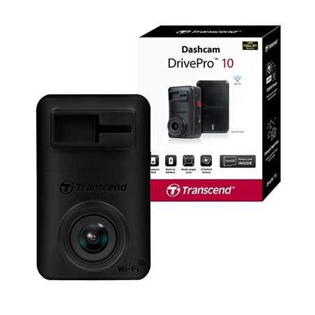 Transcend DrivePro 10 Full HD 1080P Dashcam With Built-in Wi-Fi