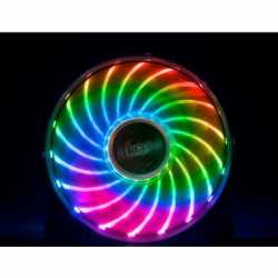 Akasa Vegas X7 12cm RGB Case Fan, Anti-Vibration, Fluid-Dynamic Bearing, Aura Sync Compatible