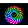 Akasa Vegas X7 12cm RGB Case Fan, Anti-Vibration, Fluid-Dynamic Bearing, Aura Sync Compatible