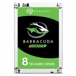 Seagate 3.5", 8TB, SATA3, BarraCuda Hard Drive, 5400RPM, 256MB Cache, OEM