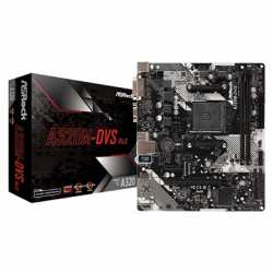 Asrock A320M-DVS R4.0, AMD A320, AM4, Micro ATX, 2 DDR4, VGA, DVI