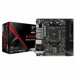 Asrock B450 GAMING-ITX/AC, AMD B450, AM4, Mini ITX, 2 DDR4, HDMI, DP, Wi-Fi, RGB Lighting, M.2