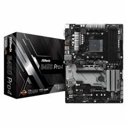 Asrock B450 PRO4, AMD B450, AM4, ATX, 4 DDR4, XFire, VGA, HDMI, DP, M.2