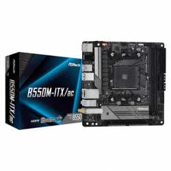 Asrock B550M-ITX/AC, AMD B550, AM4, Mini ITX, 2 DDR4, HDMI, DP, AC Wi-Fi, PCIe4, M.2