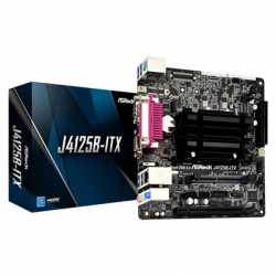 Asrock J4125B-ITX, Integrated Intel Quad-Core J4125, Mini ITX, DDR4 SODIMM, VGA, HDMI, Serial Port, Parallel Port