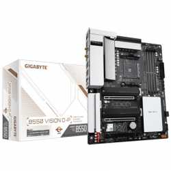 Gigabyte B550 VISION D-P AMD Socket AM4 ATX DisplayPort/HDMI Dual 2.5G LAN M.2 USB 3.2 Type-C Wi-Fi 6 Creator Motherboard