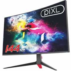 piXL 24" 144Hz/ 165Hz Curved HDR G-Sync Compatible 5ms Frameless Gaming Monitor with FreeSync, DisplayPort & HDMI