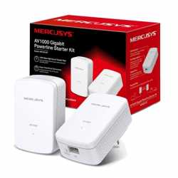 Mercusys MP500 KIT AV1000 Gigabit Powerline Starter Kit (UK Plug)