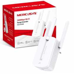 Mercusys (MW300RE) 300Mbps Wall-Plug Wifi Range Extender, 3 MIMO Tech Antennas