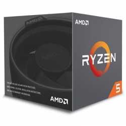 AMD Ryzen 5 2600 CPU with Wraith Cooler, AM4, 3.4GHz (3.9 Turbo), 6-Core, 65W, 19MB Cache, 12nm, 2nd Gen, No Graphics, Pinnacle 