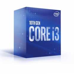 Intel Core I3-10100 CPU, 1200, 3.6 GHz (4.3 Turbo), Quad Core, 65W, 14nm, 6MB Cache, Comet Lake