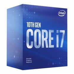 Intel Core I7-10700F CPU, 1200, 2.9 GHz (4.8 Turbo), 8-Core, 65W, 14nm, 16MB Cache, Comet Lake, NO GRAPHICS