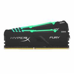 Kingston HyperX Fury RGB 64GB Black Heatsink (2x32GB) DDR4 3000MHz DIMM System Memory