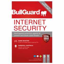 Bullguard Internet Security 2021 1Year/3 Device Multi Device Single Retail Licence English