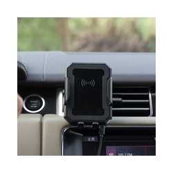 Smart Wireless 2 in 1 Qi Car Charger 10W Fast Wireless Charger Including Air Vent and Suction Mount