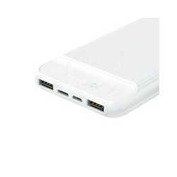 Prevo SP3012 10000mAh Slim Dual-Port Powerbank White