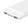 Prevo SP3012 10000mAh Slim Dual-Port Powerbank White