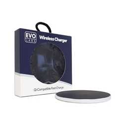 Universal Fast Charging QI Wireless Charging Pad Silver