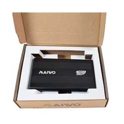 Maiwo USB 3.0 2.5" External Hard Drive Enclosure - Black