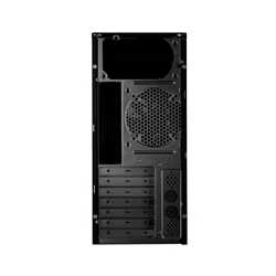 Antec VSK4000B U3/U2 ATX Case, No PSU, 12cm Fan, USB 3.0, Black with Black Interior