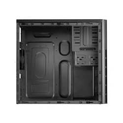 Antec VSK3000B U3/U2 Micro ATX Case, No PSU, 9.2cm Fan, USB 3.0, Black with Black Interior