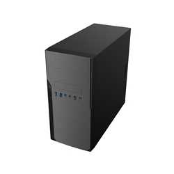 CiT Classic Micro Micro Tower 2 x USB 3.0 / 2 x USB 2.0 Black Case with 500W PSU