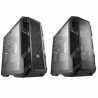Cooler Master MasterCase H500M Full Tower 4 x USB 3.0 / 1 x USB 3.1 Type-C 4 x Tempered Glass Window Panels Iron Grey Case with 
