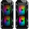 Cooler Master MasterCase H500M Full Tower 4 x USB 3.0 / 1 x USB 3.1 Type-C 4 x Tempered Glass Window Panels Iron Grey Case with 