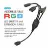 Akasa 0.5m Addressable RGB LED Splitter & Extension Cable