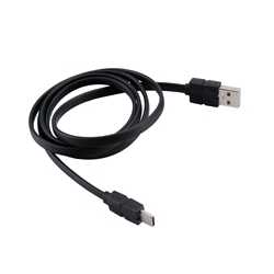Akasa Proslim USB 2.0 A (M) to USB 2.0 C (M) 1m Black Retail Packaged Data Cable
