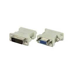 VCOM DVI-I (M) to VGA (F) Grey Retail Packaged Converter Adapter