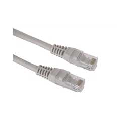 VCOM RJ45 (M) to RJ45 (M) CAT5e 20m Grey Retail Packaged Moulded Network Cable