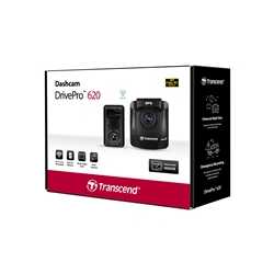 Transcend DrivePro 620 Full HD 1080P Dual Dashcam With Built-in Wi-Fi and GPS Includes Mounts