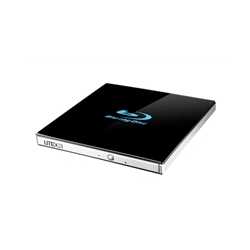 LiteOn EB1 Black Ultra Slim External USB 3.0 UHD 4K Blu-Ray/DVD Writer