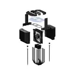 Cooler Master MasterAir MA620M Universal Socket 120mm PWM 2000RPM Addressable RGB LED Fan CPU Cooler with Wired Addressable RGB 