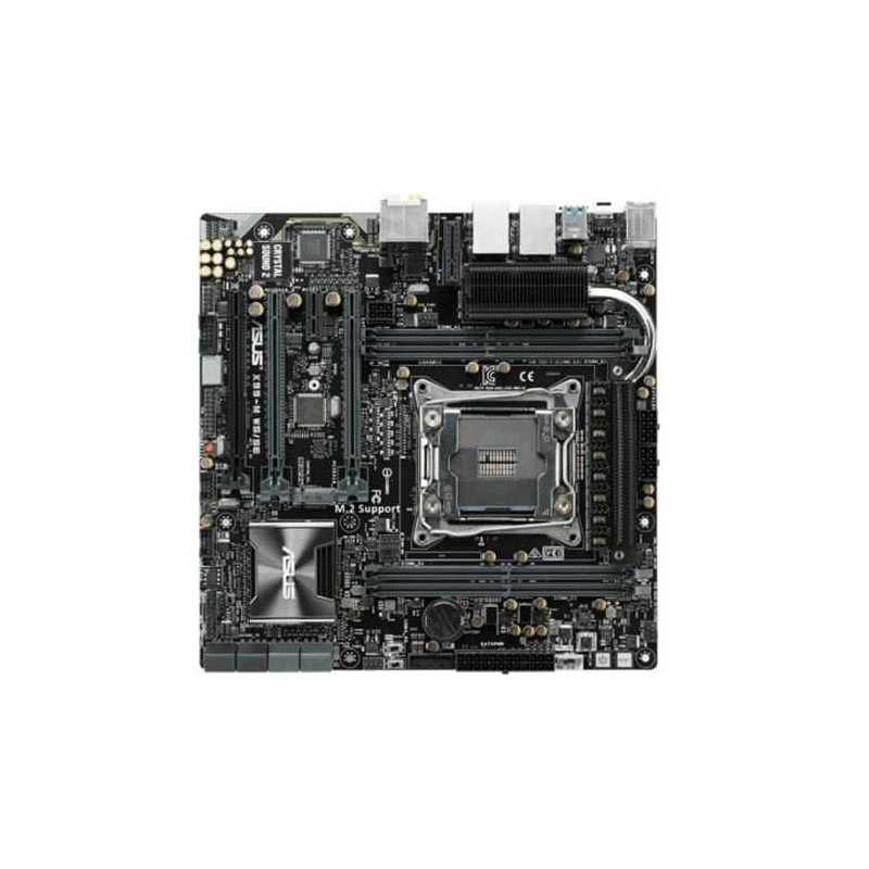 Asus X99-M WS/SE, Workstation, Intel X99, 2011-3, Micro ATX, DDR4, Dual GB LAN, XFire/SLI, RAID