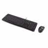 Logitech MK120 Wired Keyboard and Mouse Desktop Kit, USB, Low Profile