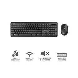 Trust ODY Wireless Silent Keyboard and Mouse Set